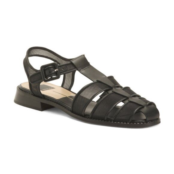 NEW DOLCE VITA Holish Mesh Fisherman Sandals IN onyx for women 1025 3t2 - Picture 3 of 14